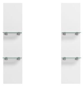 Set lemn masiv polițe decorative Concrete