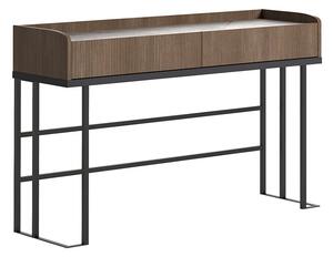 Consolă lemn masiv Eclat, 130 × 41 × 83,5 cm
