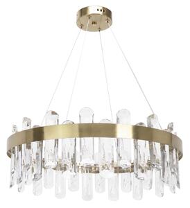 Lampă suspendată LED din cristal SWE074-1CP 50cm Brushed Gold