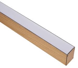 BRILAGI - Candelabru LED suspendat pe cablu GARDALINE LED/100W/230V stejar