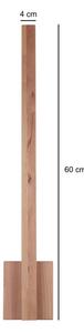 BRILAGI - Aplică de perete LED GARDALINE LED/90W/230V 60 cm stejar