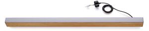BRILAGI - Candelabru LED suspendat pe cablu GARDALINE LED/100W/230V stejar