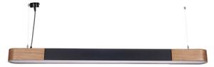 BRILAGI - Lustru LED suspendat pe cablu GARDALINE LED/100W/230V stejar/negru