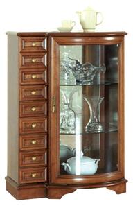 Comodă lemn masiv nuc Zefyra, 113 × 79.5 × 49 cm