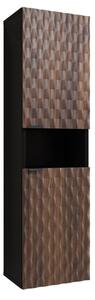 Dulap lemn masiv baie Enzaro, 133 × 33 × 35 cm
