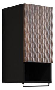Dulap lemn masiv baie Enzaro, 81 × 33 × 35 cm