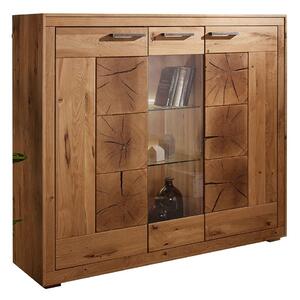 Vitrină lemn masiv II Rustic Home 150 cm