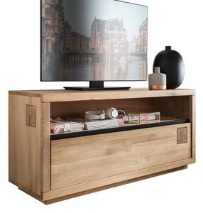 Comodă TV lemn masiv Urban Loft, 120 × 40 × 56 cm