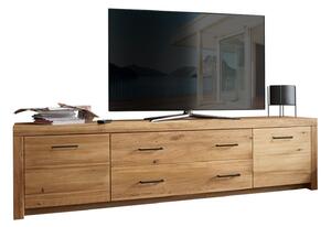 Comodă TV lemn masiv Toscana, 223 × 56 × 40 cm