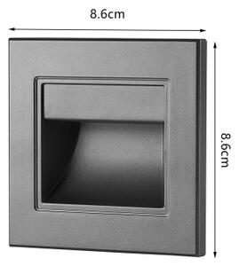 Brilagi - Corp de iluminat LED pentru scară STEP LIGHT 1,5W/230V IP44 antracit