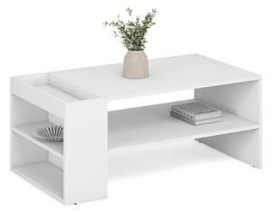 Masuta cafea MURCIA, alb, PAL laminat, 100x55x42 cm