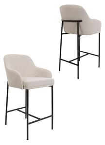 Scaun de bar Zafiro Arm, picioare negre