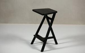 Scaun lemn masiv Venom, 55 × 35 × 72 cm