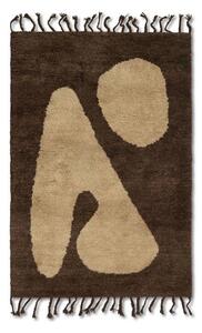 Abstract Covor Small Brown/Off-White - Ferm Living