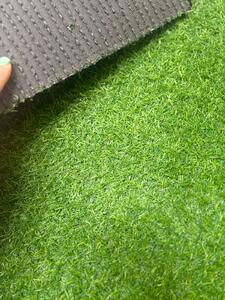 Covor Gazon Iarba Artificiala, Gradinita Loc de Joaca Terasa Curte, Model Leisure Inaltime fir 15 mm, Verde Verde, Dreptunghi, 100 x 200