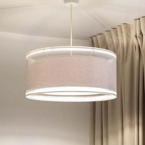 Duo Den Light lampă suspendată, crem, Ø 50 cm, in, PVC