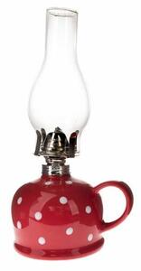Lampă gaz Buline, 14,7 x 28 x 11 cm, roșu