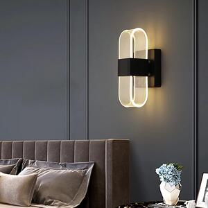 Lampă LED de perete Ornelia – Neagră