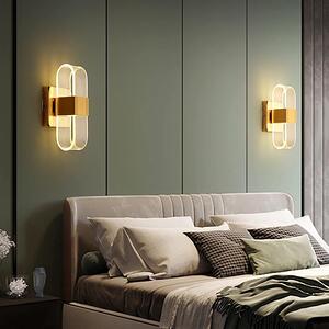 Lampă LED de perete Ornelia – Aurie