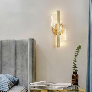 Lampă LED de perete Lucelia – Aurie