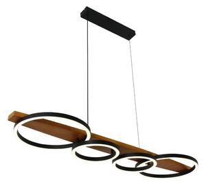 Brilagi - Lustră LED pe cablu PLANK LED/35W/230V 4000K 30x100 cm lemn