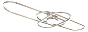 Brilagi - plafonieră LED dimabilă APOLLO LED/58W/230V 43,2x101,2 cm crom + telecomandă