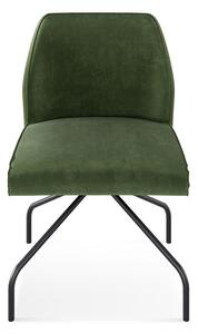 Scaun lemn masiv LOFT cu bază pivotantă, 56 × 83 × 63 cm