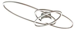 Brilagi - plafonieră LED dimabilă APOLLO LED/58W/230V 43,2x101,2 cm crom + telecomandă