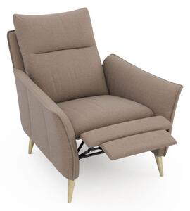 Fotoliu lemn masiv INES cu recliner, 84 × 111 × 89 cm