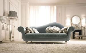 Canapea lemn masiv CHURCHILL, 250 × 101 × 109 cm