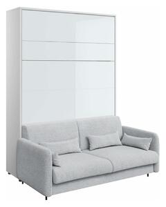 Pat rabatabil Concept Pro Lenart VIIDublu, Alb, 140x200, PAL laminat, Somiera patSomiera pat, 16x23x22cm