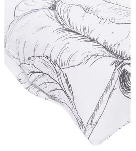 Lenjerie de pat albă din bumbac percale 200x135 cm Keno - Westwing Collection