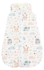Sac de dormit bebe de vara din bumbac 100% 0-3 luni Kidizi Forest Friends, 0.5 tog