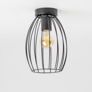 Plafonieră LED 1xE27/6,5W/230V neagră