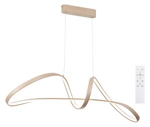 Brilagi-LED Lustră reglabilă pe cablu TWISTER LED/60W/230V 3000-6000K bej+telecomandă
