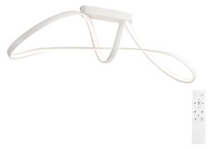 Brilagi-LED Plafonieră LED aplicată dimmabilă TWISTER 60W/230V 3000-6000K albă + telecomandă
