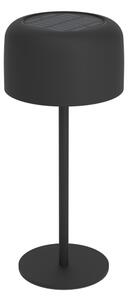 Eglo 901889 - Lampă de masă solară LED ROCCANOVA LED/2,8W/3,7V IP44 neagră