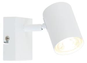 Spot LED Klausen Manner AP1 Alb 8x8x12cm, Corp Iluminat Modern Orientabil Metalic pentru Perete, Soclu GU10, Design Minimalist Interior Elegant