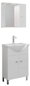 Set lemn masiv alb Mobilier Baie Luna 55cm Model A1