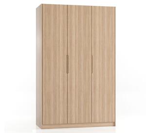 Dulap lemn masiv Brooklyn 3 usi, 139 × 61 × 220 cm