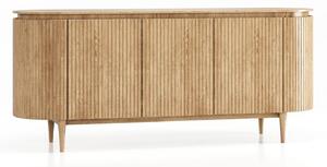 Comodă lemn masiv Miami 5 usi, 180 × 50 × 77,5 cm