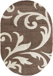 Covor Modern, Fantasy 12516, Maro, Oval, Diverse Dimensiuni, 2550 gr mp