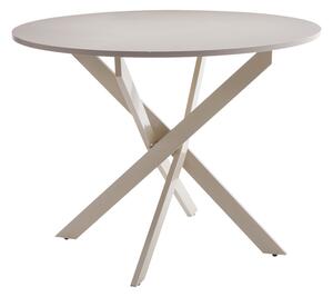 Masa Bucatarie/Dining Damark MDF Crem Diametru 100 Cm