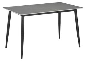 Masa Bucatarie/Dining Gustavo Piatra Sinterizata Finisaj Marmura Gri 160x80 Cm