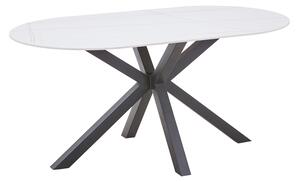 Masa Bucatarie/Dining Markos Blat Ceramic Alb 160x90 Cm