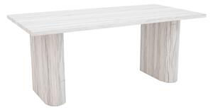 Masa Bucatarie/Dining Looper Finisaj Marmura Alba 180x90 Cm