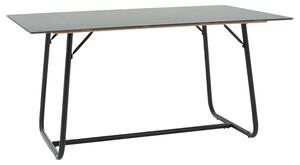 Masa Bucatarie/Dining Rabinos Piatra Sinterizata Finisaj Marmura Neagra 150x90 Cm