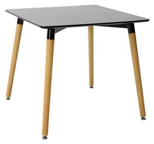 Masa Bucatarie/Dining Merkan Neagra 80x80 Cm