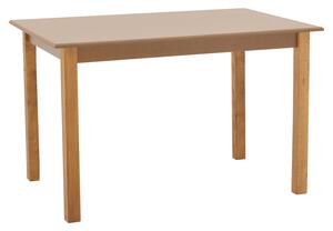 Masa Bucatarie/Dining Zonnio Lemn Masiv Fag Blat MDF Nuc 120x80 Cm