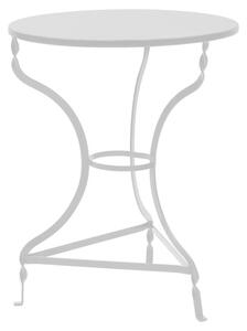 Masa Rotunda Metalica Zanos Diametru 58 Cm Alba